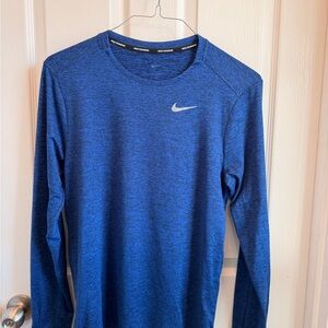 Nike Royal Blue Long-Sleeve Performance Tee